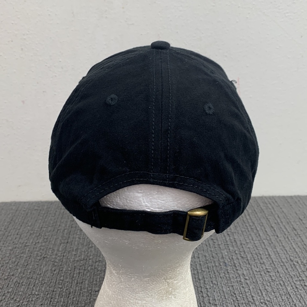 Time and Tru Baseball Hat Womens OSFM Black Soot Soft Adjustable Strapback Cap - Picture 7 of 12